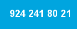 924 241 80 21 924 241 80 21